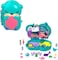 Polly Pocket Compact Playset, Otter Aquarium with 2 Micro Dolls &amp; Accessories, Travel Toys with Surprise Reveals (Amazon Exclusive)