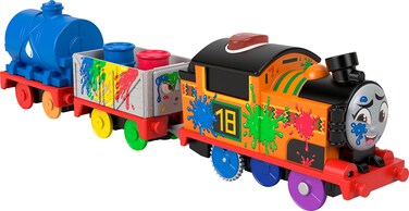 Thomas &amp; Friends Motorized Toy Train Talking Nia Battery-Powered Engine with Character Phrases &amp; Sounds for Ages 3+ Years