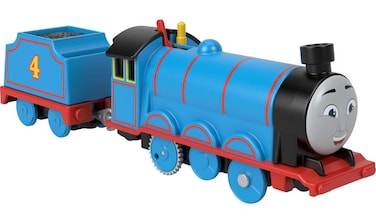 Thomas &amp; Friends Motorized Toy Train Gordon Battery-Powered Engine with Tender for Preschool Pretend Play Kids Ages 3+ Years