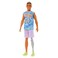 Barbie Fashionistas Ken Fashion Doll #212 with Prosthetic Leg Wearing Removable Los Angeles Jersey, Purple Shorts &amp; Sneakers