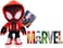 Marvel Plush Character Figure, 8-Inch Super Hero Soft Doll, Collectible Gift for Kids &amp; Fans Ages 3 Years Old &amp; Up - with Collectible Sticker (Miles Morales Spider-Man)