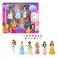 Mattel Disney Princess Toys, Small Doll Party Set with 6 Posable Princess Dolls in Sparkling Clothing &amp; 13 Tea Time Accessories