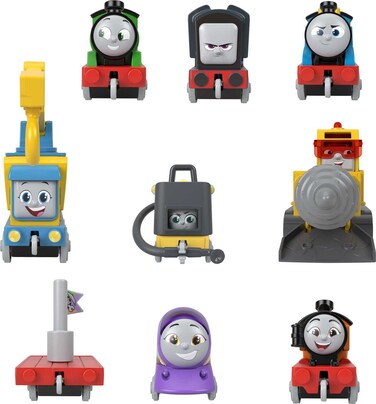 Thomas &amp; Friends Diecast Toy Train Set Mystery of Lookout Mountain Track Playset with 7 Push-Along Engines for Pretend Play Kids Ages 3+ Years