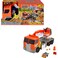 Matchbox Action Drivers Transforming Excavator, Large-Scale Toy Truck with 1:64 Scale Vehicle &amp; 4 Construction-Themed Accessories