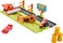 Mattel Disney and Pixar Cars Playset with 3 Toy Vehicles &amp; 2 Ways to Play, Frank Escape &amp; Stunt Race Set Includes Lightning McQueen