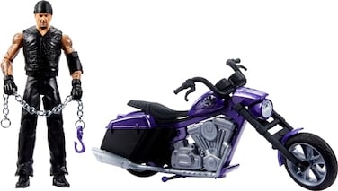 Mattel WWE Wrekkin' Slamcycle Vehicle &amp; Figure Playset with Toy Motorcycle &amp; Undertaker 6-inch Collectible, Launching Action &amp; Breakaway Parts
