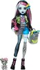 Monster High Frankie Stein Doll in Denim Jacket &amp; Shorts, Includes Pet Dog Watzie &amp; Accessories Like a Backpack, Snack &amp; Notebook