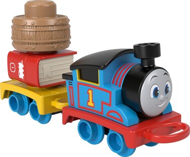 Thomas &amp; Friends Toddler Toy My First Thomas Push-Along Train with Stacking Cargo for Kids Ages 18+ Months