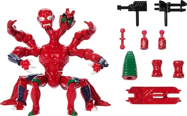 Masters of the Universe Origins Action Figure Deluxe Modulok Cartoon Collection, 5.5-inch 1980s TV Villain, Detailed Design with 34 Modular Parts