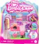 Barbie Mini BarbieLand Collectible Hair Salon Playset with 1.5-Inch Doll, Style Station with Mirror, Shampoo Area and Reception Desk for Storytelling Play