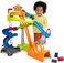 Fisher-Price Little People Toddler Toy Hot Wheels Spiral Stunt Speedway Race Track Playset with 2 Cars for Pretend Play Kids Ages 18+ Months