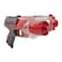 NERF Elite Disrupter Blaster, 6-Dart Rotating Drum, Slam Fire, Translucent Red, Easter Gifts for Kids (Amazon Exclusive)