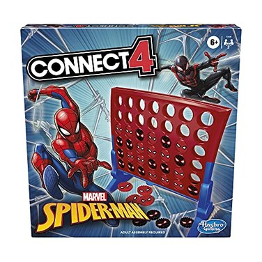 Hasbro Gaming Connect 4 Marvel Spider-Man Edition Game   Strategy Board Games for Kids   2 Players   Easter Gifts for Boys &amp; Girls  Ages 6+ (Amazon Exclusive)