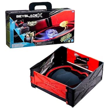 Beyblade X Clash &amp; Carry Beystadium Battle Arena Spinning-Top Toys, Kids Gifts, Ages 8+