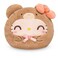 TeeTurtle Hello Kitty Teddy Bear Reversible 6" Plushie - Officially Licensed Sanrio - Cute Kawaii Soft Stuffed Animal