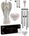Angel Memorial Wind Chimes for Loss of Loved One - 34" Large Sympathy Wind Chimes, Memorial Gifts for Loss of Loved One Mother Father Husband Bereavement Wind Chimes for Outside Deep Tone