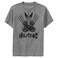 Marvel Boys Wolverine Head &amp; Claws, Charcoal Heather, Small