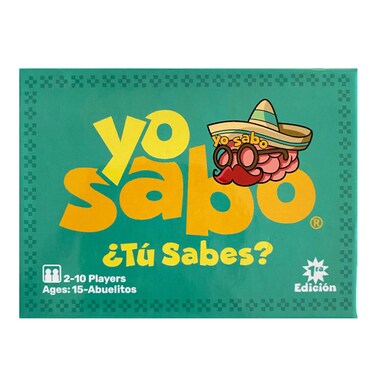 Yo Sabo: Family Friendly Bilingual Card Game for Game Nights - Hilarious Challenges, Trivia &amp; Spanish Learning Fun for All Ages - Juego de Mesa