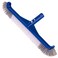 POOLAZA Pool Brush, 17.5'' Pool Brush Head for Inground Pools &amp; Above-Ground Pools, Durable Pool Scrub Brush Fit Standard Pool Pole, Enhanced Pool Brushes for Cleaning Pool Walls with Curved Ends
