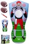 Inflatable Football Target - Double-Sided Toss Football Training Game with Mini Footballs - Fun Kids Throwing Football Games for Indoors, Outdoors, Birthdays, Camping, Beach - 65 Inch
