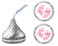 324 Its a Girl Pink Footprints Kisses Labels for Baby Shower Or Baby Sprinkle Party Or Event Decorations, Stickers, Wrappers, Favors. Made in USA