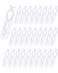 Tatuo 100 Packs Christmas Light Clip for C7/ C9 Base, Mini Lights, Shingle and Gutter Mount