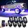 YiLaie Rock Lights for Trucks, 8 Pods RGB LED Rock Lights with APP/Remote Control &amp; Music Mode, High Bright Multilcolor Waterproof IP68 Rock Neon Light Kits for Pickup Off Road RZR SUV ATV UTV Car