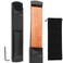 Luvay Pocket Guitar, Finger Exercise, Scales &amp; Chords Practice Tool (6 Fret Black)