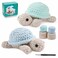 Eelexa Crochet Kit for Beginners, Amigurumi Crocheting Animal Kits, with Step-by-Step Video Tutorials for Kids Adults Beginner - 2 Pack Turtles