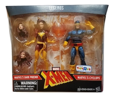 Marvel Legends X-Men Cyclops and Dark Phoenix Exclusive Action Figures, 6 Inches