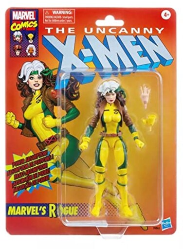 Marvel Legends Retro Vintage Collection 6" Figure Spider-Man &amp; X-Men (Rogue)