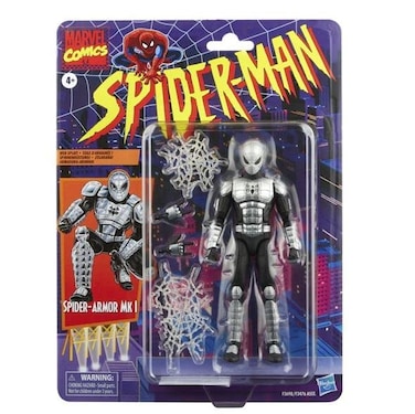 Marvel Legends Retro Vintage Collection 6" Figure Spider-Man &amp; X-Men (Spider Armor MK1)