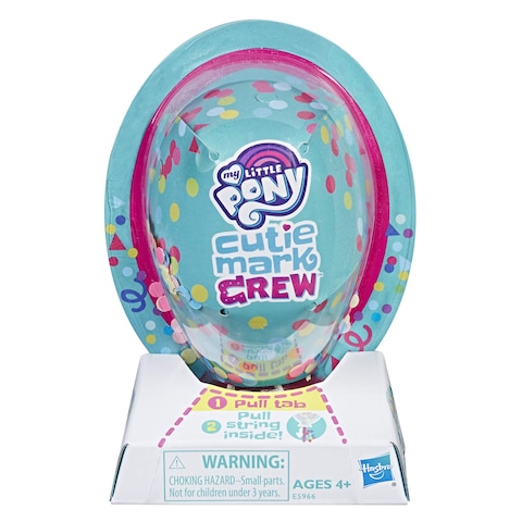 My Little Pony Cutie Mark Crew Series 6 Blind Bag: Rainbow Fashion Collectible Mystery Figure with Accessory, Toy for Kids Ages 4 &amp; Up