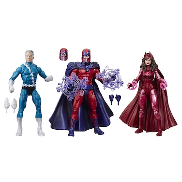 Marvel Legends Series 6" Family Matters 3 Pack with Magneto, Quicksilver, &amp; Scarlet Witch Action Figures (Amazon Exclusive)