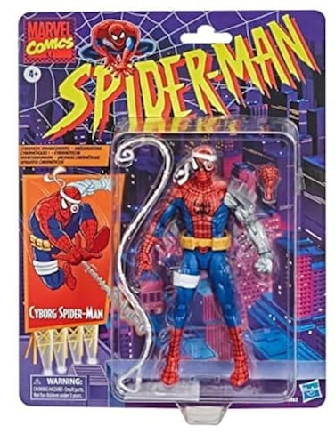 Marvel Legends Retro Vintage Collection 6" Figure Spider-Man &amp; X-Men (Cyborg Spider-Man)