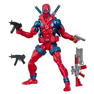 Marvel Legends Series Deadpool, Marvel Comics Uncanny X-Men X-Force Retro Collectible 6 Inch Action Figure for Adults Ages 14 and Up