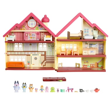 Bluey Ultimate Lights &amp; Sounds Playhouse &amp; Toy Box, 2.5-3 inch Figures   Amazon Exclusive