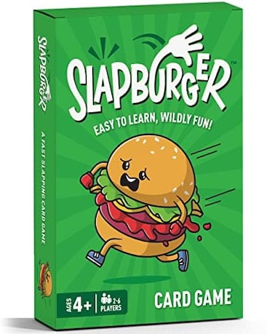 Slapburger Card Game - Fast-Paced Kids and Family Games for Ages 4 and Up - Fun Card Game for Birthdays, Classroom, Camping, Game Night &amp; Friends - Easy to Play, 2 to 6 Players, 15 Minutes Playtime