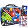 Avengers Lunch Box For Boys, Kids - Bundle with Avengers Lunch Container Kit, Bracelets, Stickers, More