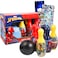 Marvel Spiderman Bowling Games Activities Bundle for Toddlers, Kids - 3 Pc Superhero Bowling Set with Stickers, and More (Spiderman Playset)