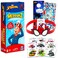 Marvel Spiderman Hedbanz Game - Spiderman Gift Bundle with Hedbanz Game Plus Stickers and More for Kids, Boys (Marvel Gifts)