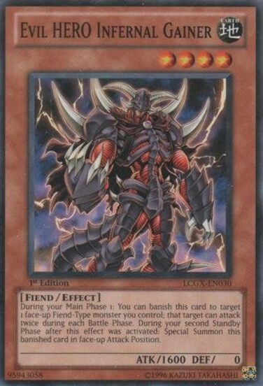 Konami Yu-Gi-Oh GX Legendary Collection 2 Common Evil HERO Infernal Gainer LCGX-EN030