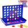 Pup Go 4 in a Row Game - 6 Spare Discs Included, Classic Board Game for Kids, Classic Four in a Row, Family Fun Games for Age 3 4 5 6 7 Year Old Boys Girls Adults, Line Up 4 (Standard)