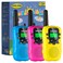 Walkie Talkies for Kids Toys for Boys Girls 4-6, 3 Miles Range Walkie Talkie to Camping, Outdoor 4 Year Old Girl Birthday Gifts for 3 4 5 6 7 Year Old Boy Girl Gifts Age 6-8 (Blue&amp;Pink&amp;Yellow, 3 Pack)
