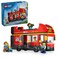 LEGO City Red Double-Decker Sightseeing Bus Toy Vehicle Set, Birthday Gift for 7 Year Olds, London Bus, for Kids, Double-Decker Bus Toy, 5 Characters Including a Baby and Stroller, 60407
