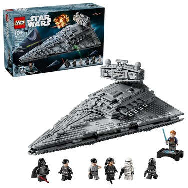 LEGO Star Wars Imperial Star Destroyer Building Toys Set - Birthday Gift Idea for Kids, Boys &amp; Girls, Ages 10+ - Star Wars Darth Vader &amp; 6 Minifigure Toys - 75394