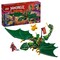 LEGO NINJAGO Lloyd&#39;s Green Forest Dragon Toy - Pretend Play Building Toy for Boys and Girls, Ages 6+ - Dragon Figurine with 2 Minifigures for Kids - Gift Idea for Birthdays - 71829