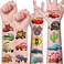 Racing Car Temporary Tattoos - 57Pcs Truck Tractor Vehicle Tattoos Gift Idea For Kids Birthday Party Favors Decorations Supplies Festival Summer 4 sheets