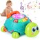 Musical Turtle Baby Toys 6 to 12 Months, Infant Light up Music Toys Tummy Time Development, Crawling Toy for 7 8 9 10+ Month Old, Easter Christmas for Babies 4 5 6 12 Month Boy Girl