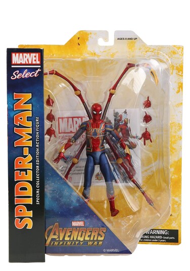 DIAMOND SELECT TOYS Marvel Select: Avengers Infinity War Spider-Man Action Figure